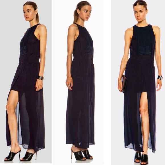 New A.L.C. Bayden Silk Maxi Dress - Picture 2 of 15